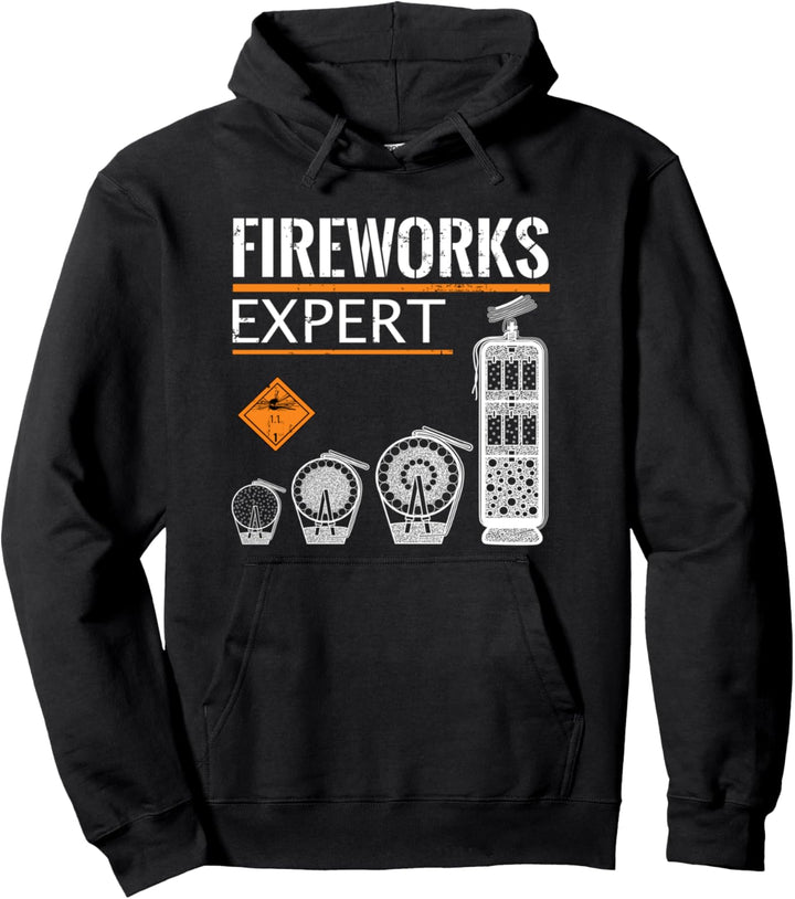 Feuerwerk Experte Pyrotechnik Pullover Hoodie