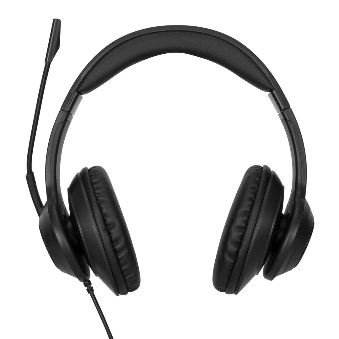 Targus Stereo-Headset, kabelgebunden, USB-Anschluss, 1,8 m Kabel, mit omnidirektionalem Bügelmikrofo