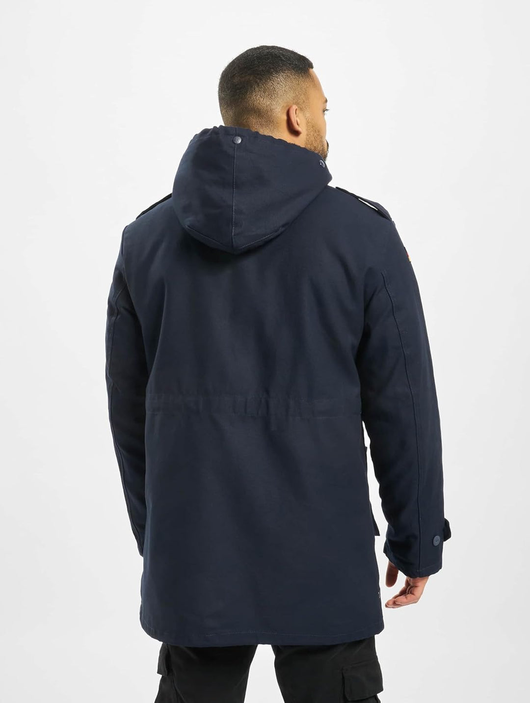 Brandit BUNDESWEHR PARKA MIT FUTTER & FLAGGEN BW FELDPARKA BORDPARKA JACKE WINTERJACKE, Navy Blau
