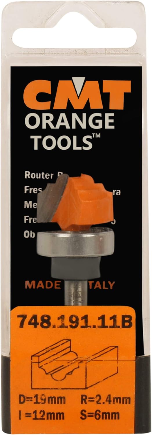 CMT ORANGE TOOLS 748.191.11 - PROFILFRÄSER HM S=6 D=19 R=2.4