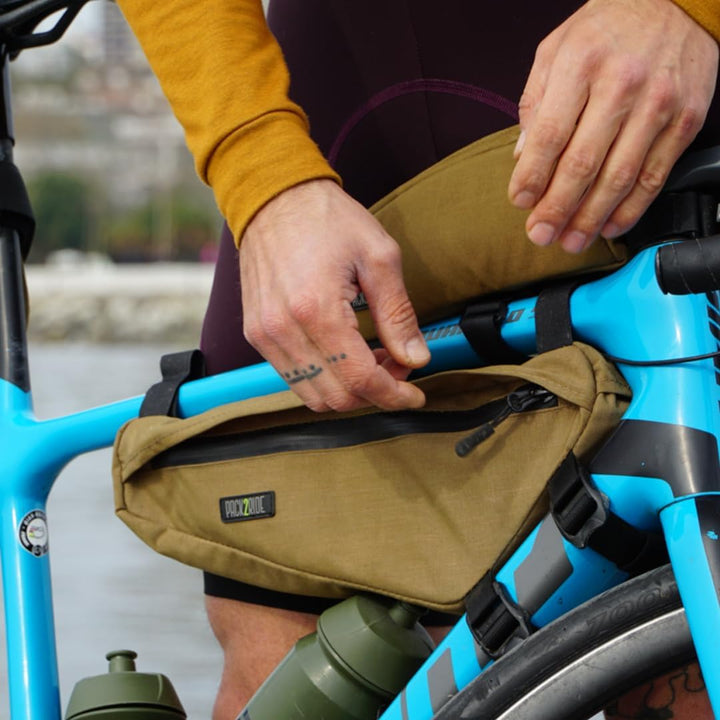 PACK2RIDE Mira FahrradrahmenTasche – wasserabweisendes, strapazierfähiges Cordura-Gewebe und Tasche