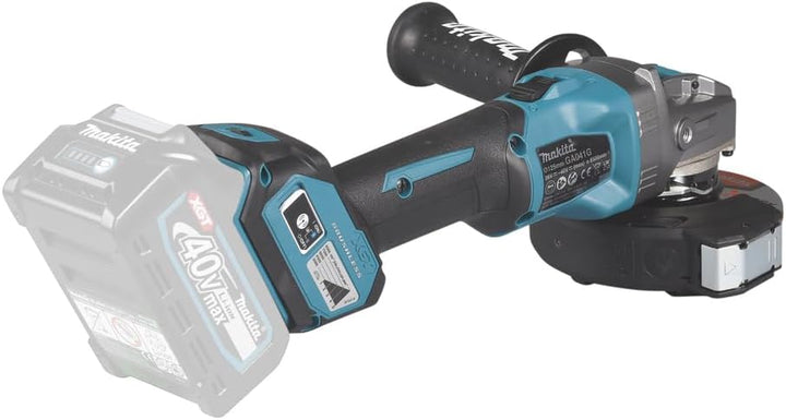 Makita GA041GZ Akku-Winkelschleifer 40V max. (ohne Akku, ohne Ladegerät), Petrol, Schwarz
