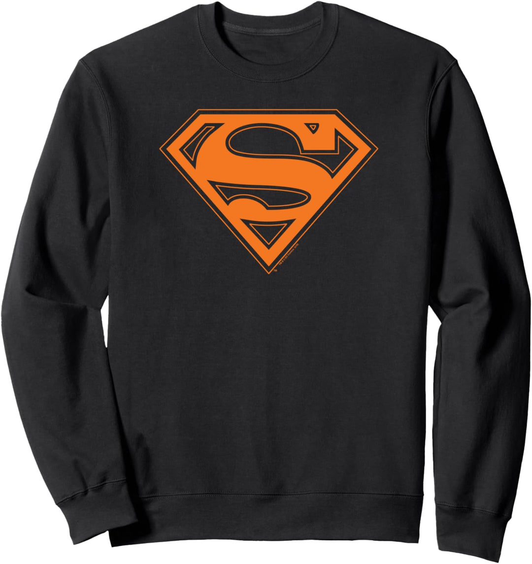 Superman Navy & Orange Shield Sweatshirt