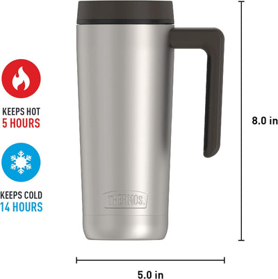 Thermos Alta Series by Edelstahlbecher, 510 ml, matt/Espressoschwarz 1 Count (Pack of 1) Matte Black