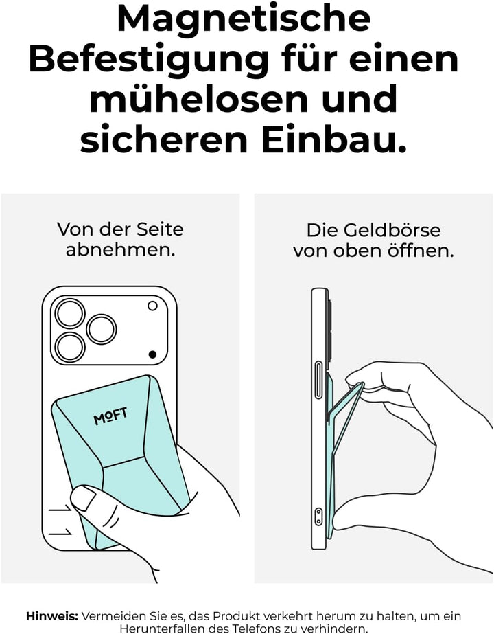 MOFT Magnetischer Wallet Ständer für iPhone 17/16/15/14/13/12 Serie Kompatibel mit MagSafe, MOVAS Ve