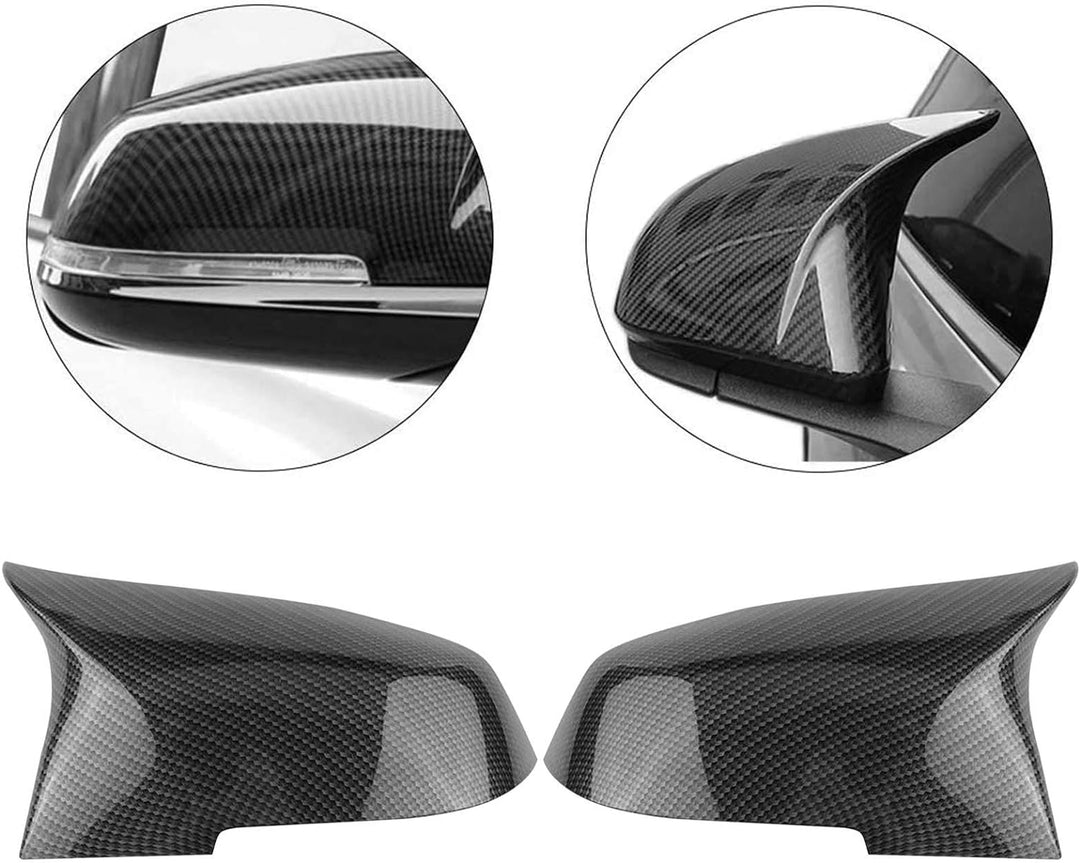 Auto Spiegelkappen, 1 Paar Auto Tür Aussenspiegelkappe Rückspiegelkappe Seitenspiegel Abdeckungen fü