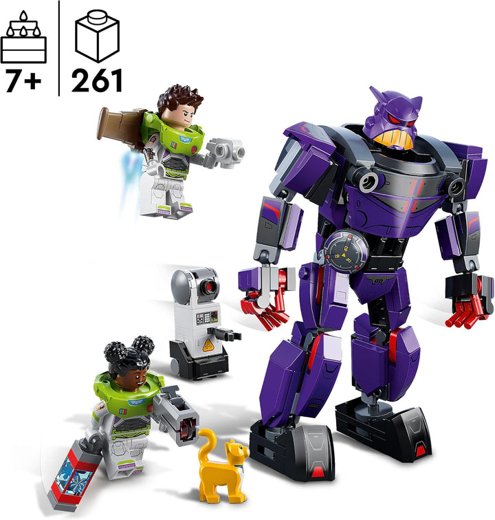 LEGO 76831 Disney and Pixar’s Lightyear Duell mit Zurg Weltraum-Spielzeug zum Bauen ab 7 Jahre, mit