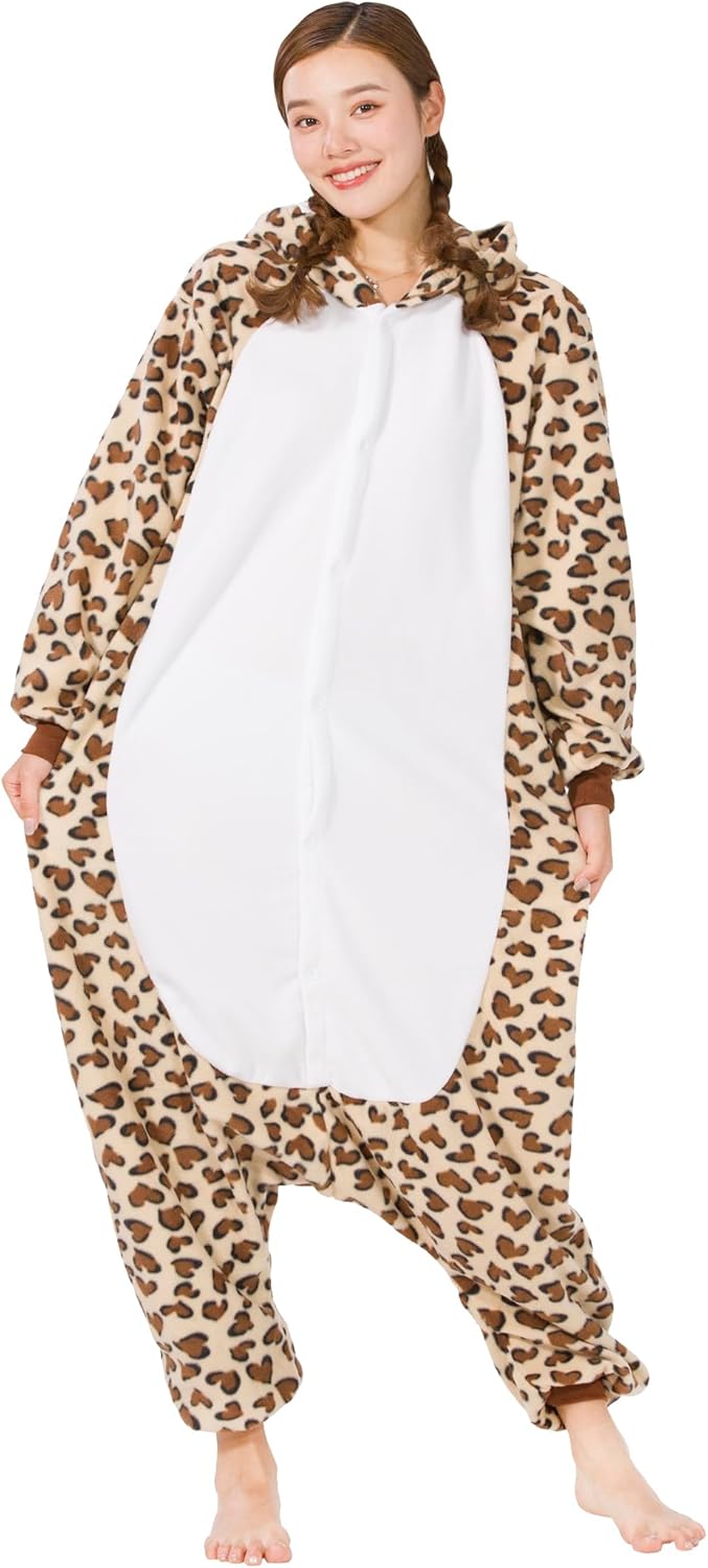 SimZoo Unisex Pyjamas Onesies Tiere Kostüm Cosplay Erwachsene Karneval Nachtwäsche Halloween Schlafa