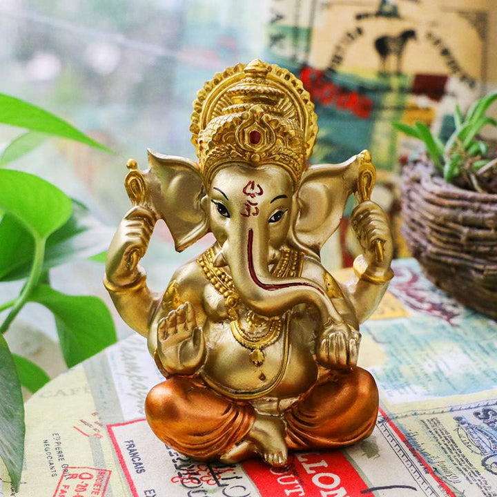 Indischer Elefant Buddha Ganesha Idol Statue – Skulptur Indien Home Temple Mandir Pooja Artikel Indi