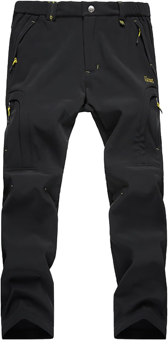 Softshell Hose Herren Outdoor, Thermohose Herren Winter Gefüttert, Outdoorhosen Very Grosse Grössen