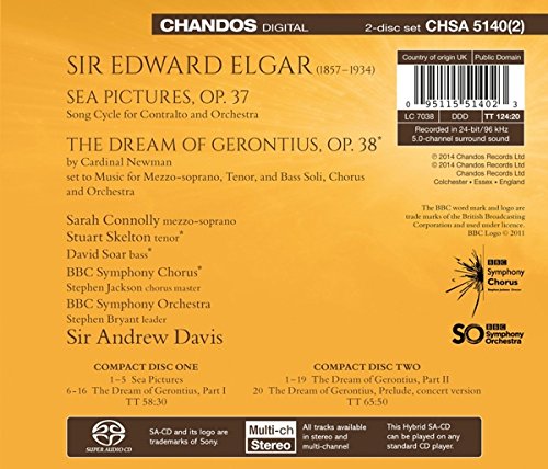 Elgar: The Dream of Gerontius / Sea Pictures Op.37, Audio-CD
