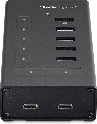StarTech.com USB Hub 7 Port - Metall - USB-A zu 3x USB-C und 1x USB-C - USB 3.0 - 5GBit/s - Industri