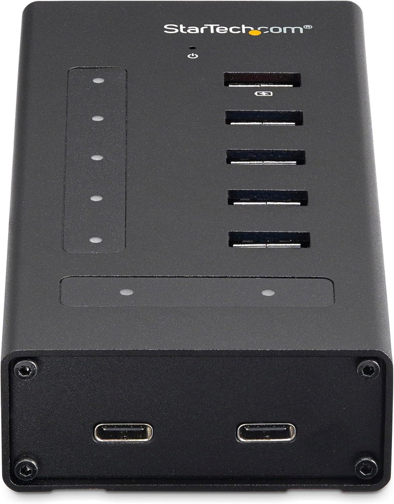 StarTech.com USB Hub 7 Port - Metall - USB-A zu 3x USB-C und 1x USB-C - USB 3.0 - 5GBit/s - Industri