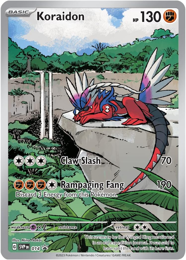 Pokémon Scarlet & Violet Koraidon Elite Trainer Box Einzelbett, Einzelbett