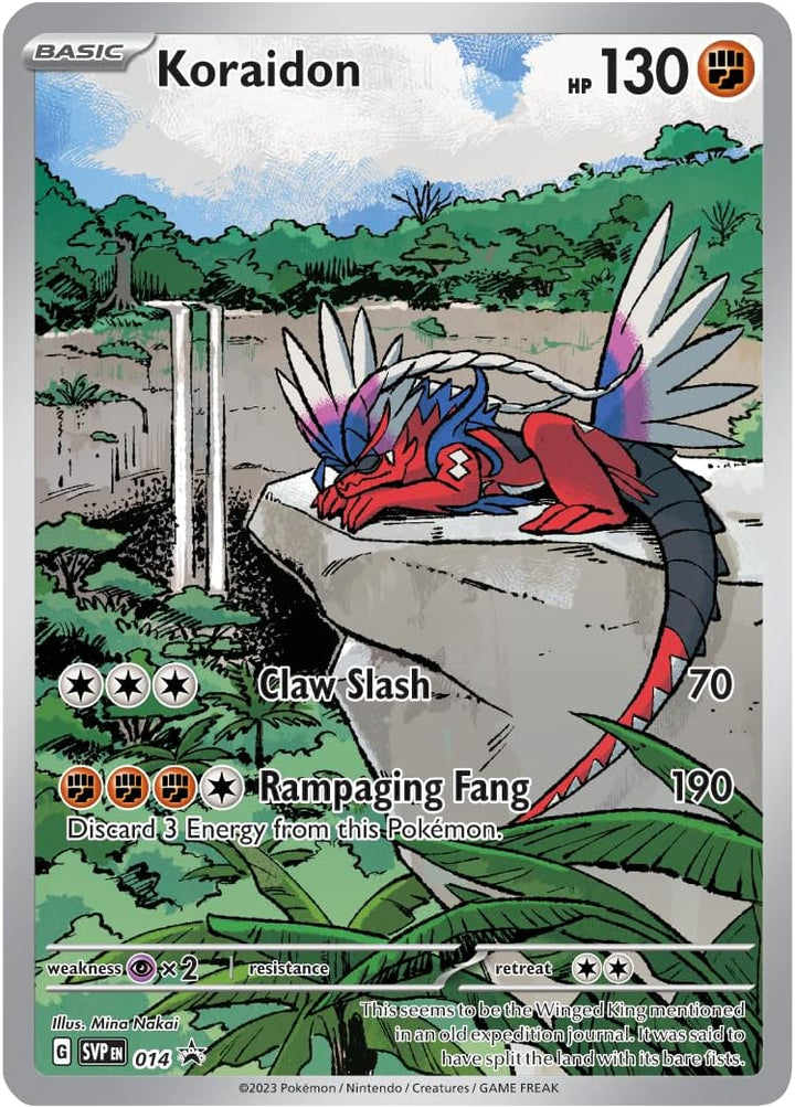 Pokémon Scarlet & Violet Koraidon Elite Trainer Box Einzelbett, Einzelbett