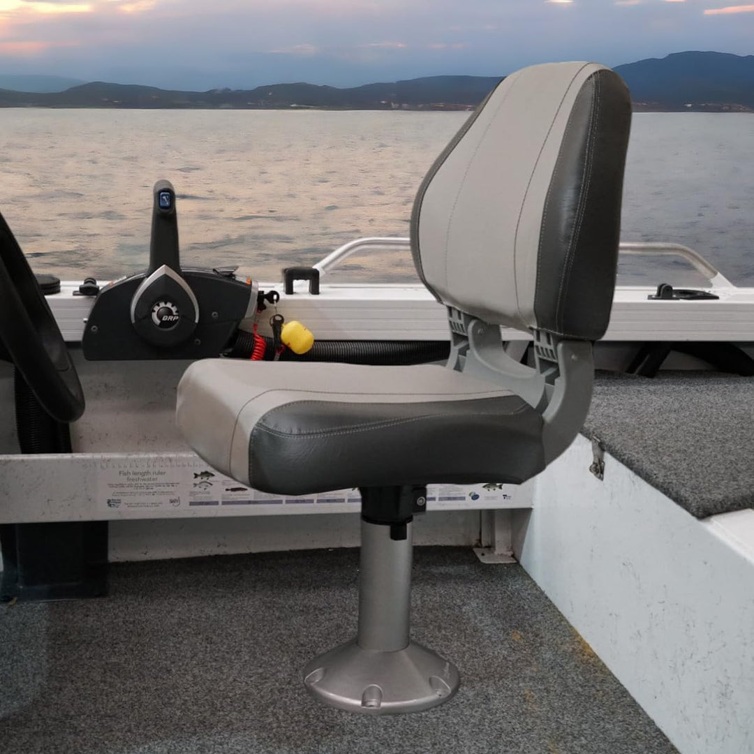 Oceansouth Sirocco Klappsitz für Boote Dunkelgrau/Grau, Dunkelgrau/Grau