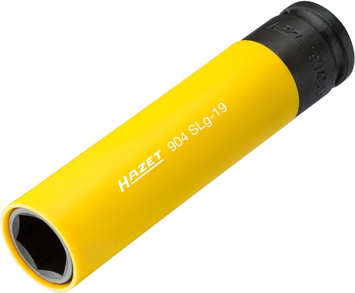 HAZET Steckschlüsseleinsatz (1/2 Zoll (12,5 mm) Vierkantantrieb, mit Kunststoffhülse zum Schutz von