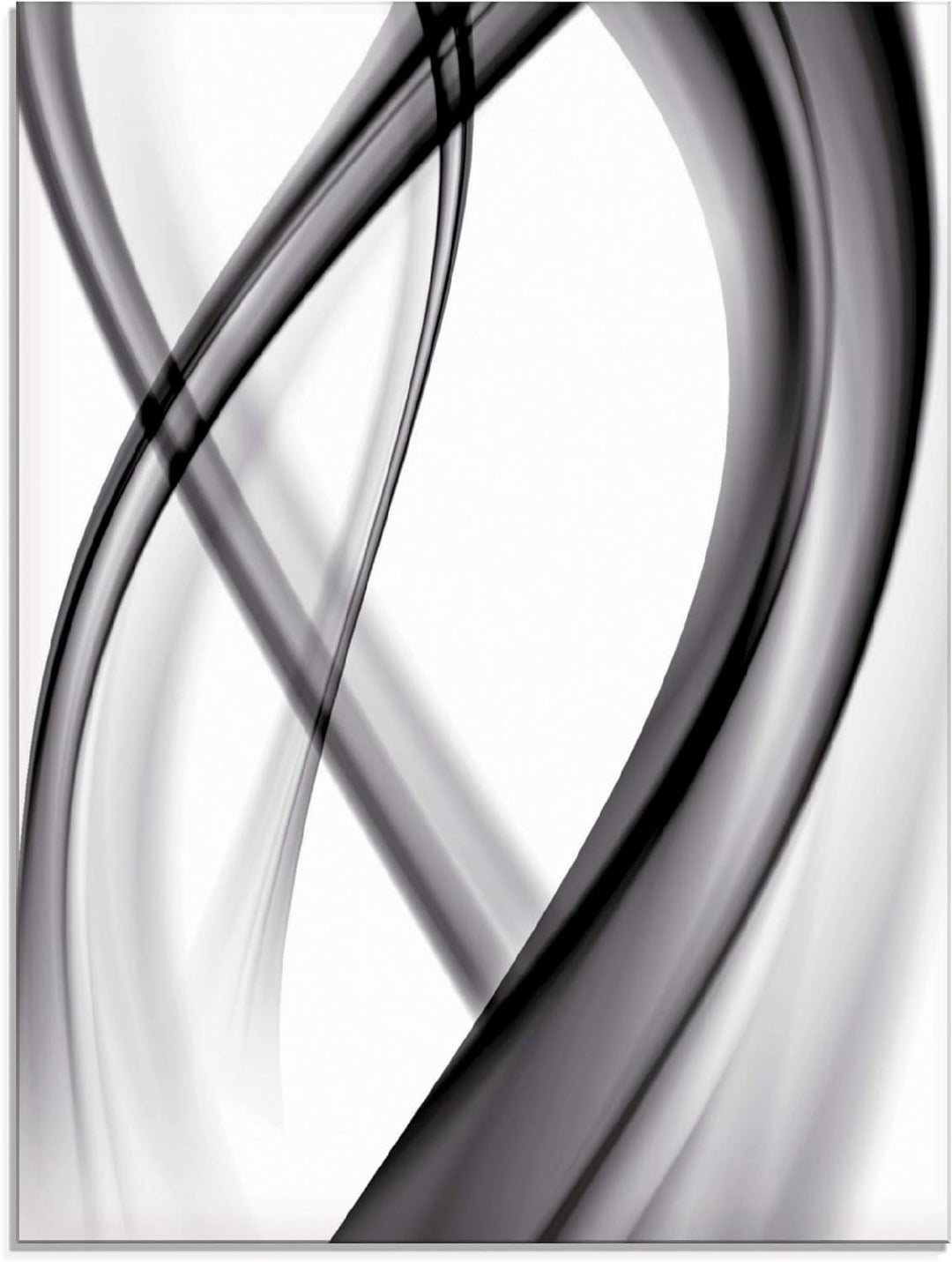 ARTland Glasbilder Wandbild Glas Bild einteilig 45x60 cm Hochformat Moderne Kunst Abstrakt Modern Ra