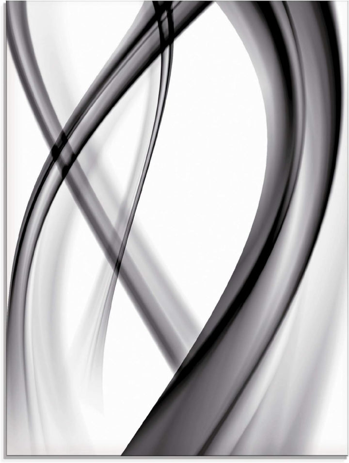 ARTland Glasbilder Wandbild Glas Bild einteilig 45x60 cm Hochformat Moderne Kunst Abstrakt Modern Ra