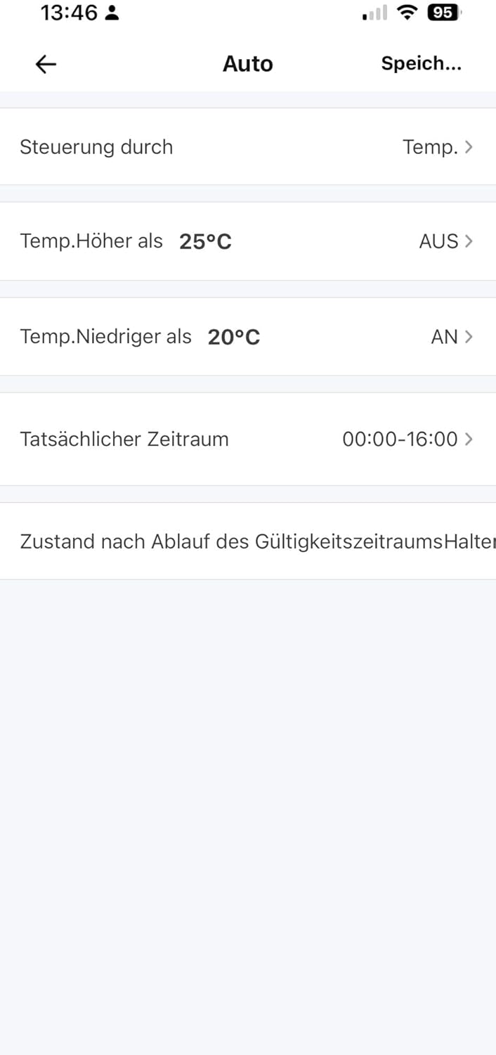 Smart Thermostat 1-Kanal WiFi + RF433 – Relais NO/NC, App-Steuerung eWeLink, mit externer Sonde AC23