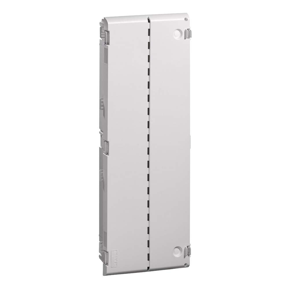 Leviton 49605-42P Kabelloses strukturiertes Media-Center mit belüfteter Scharniertür, 106,7 cm, Weis