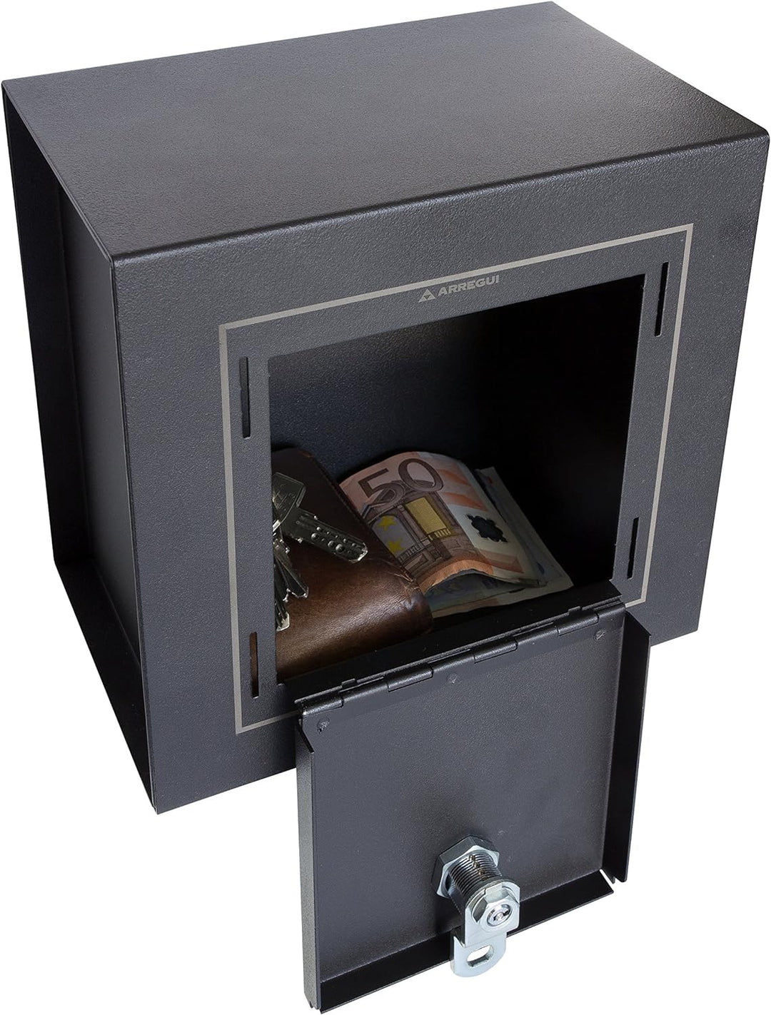 Arregui Grid 13000W-S0 Lüftungsgitter Tresor, getarnter Safe, versteckter Wandtresor, 20x20x13 cm, 6