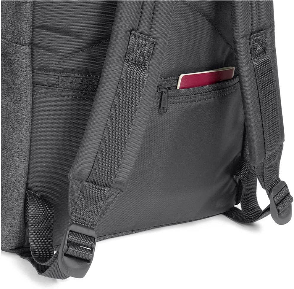 EASTPAK Unisex Padded Double Backpack (1er Pack) 47X21X28,5 Black Denim, 47X21X28,5 Black Denim
