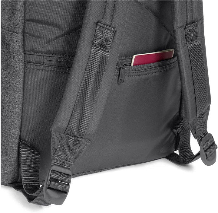 EASTPAK Unisex Padded Double Backpack (1er Pack) 47X21X28,5 Black Denim, 47X21X28,5 Black Denim