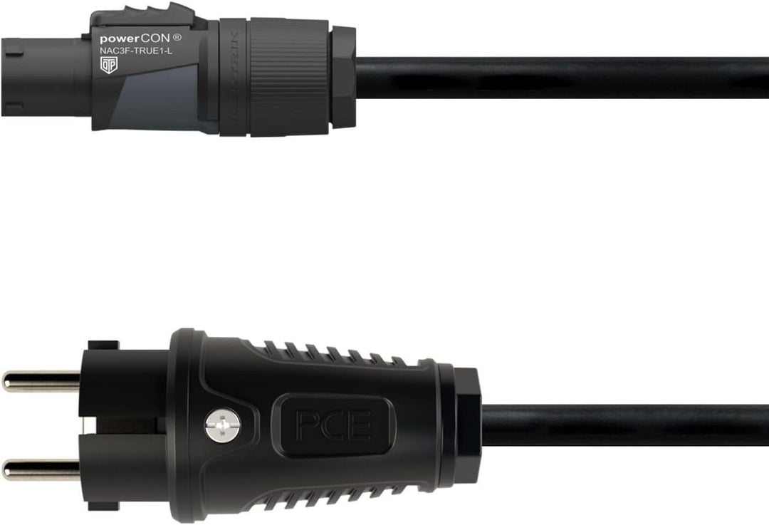 NWP 1,5m Schuko Stecker auf powerCON TRUE1 NAC3F-TRUE1-L, TITANEX® H07RN-F 3G2,5