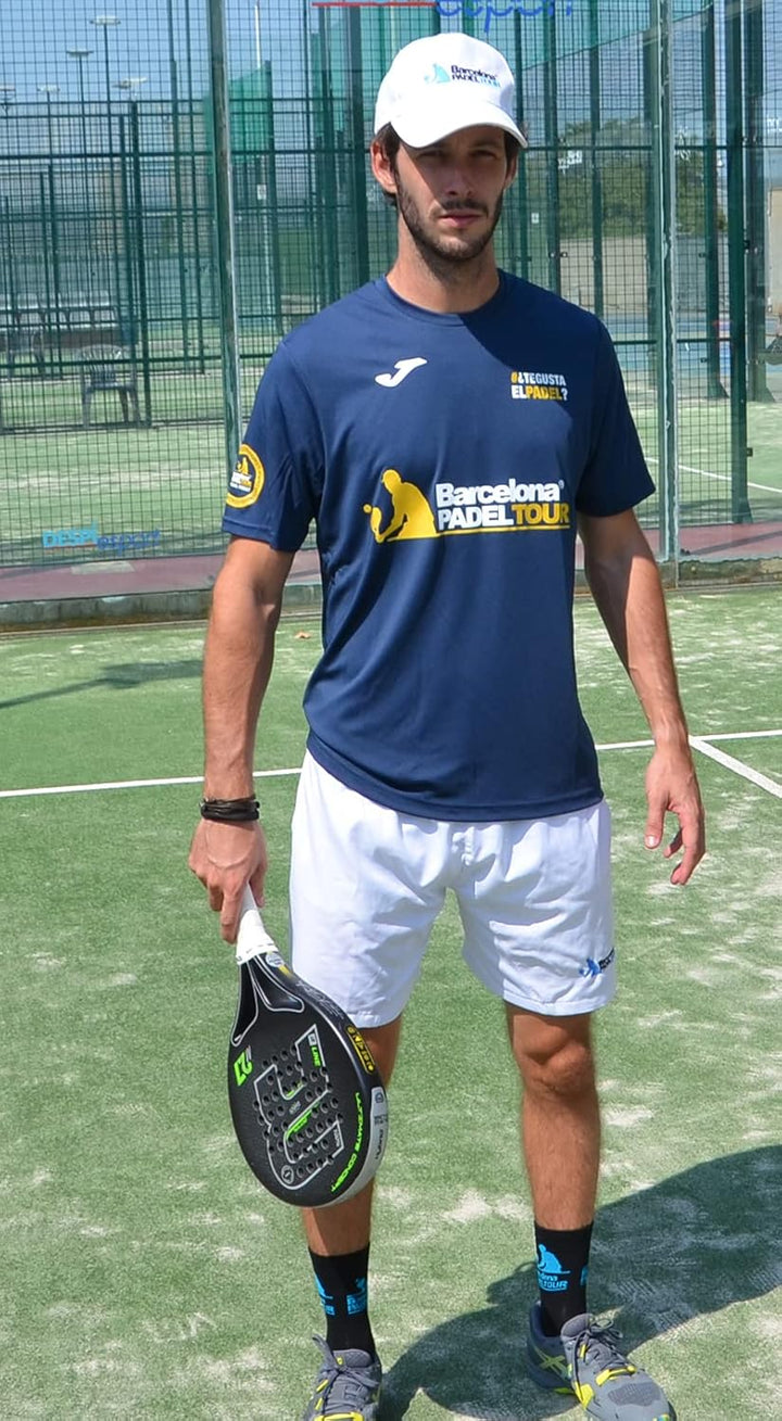 Barcelona Padel Tour - Te Gusta EL pádel - Men's T-Shirt with Short Sleeves - Padel Soft Touch & Qui