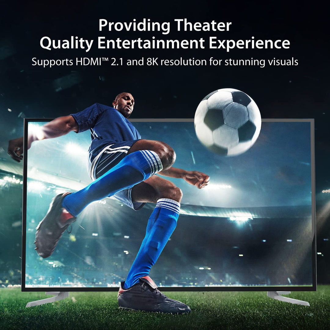 j5create USB Typ C zu HDMI Kabel 5.9FT / 1.8m (8K@60Hz, 4K@120Hz) mit RGB LED Licht für MacBook Pro,