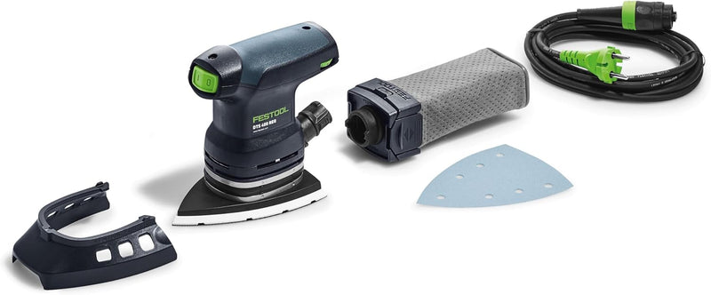 Festool Deltaschleifer DTS 400 REQ (mit Schleifschuh, Protector, Longlife-Staubfangbeutel)