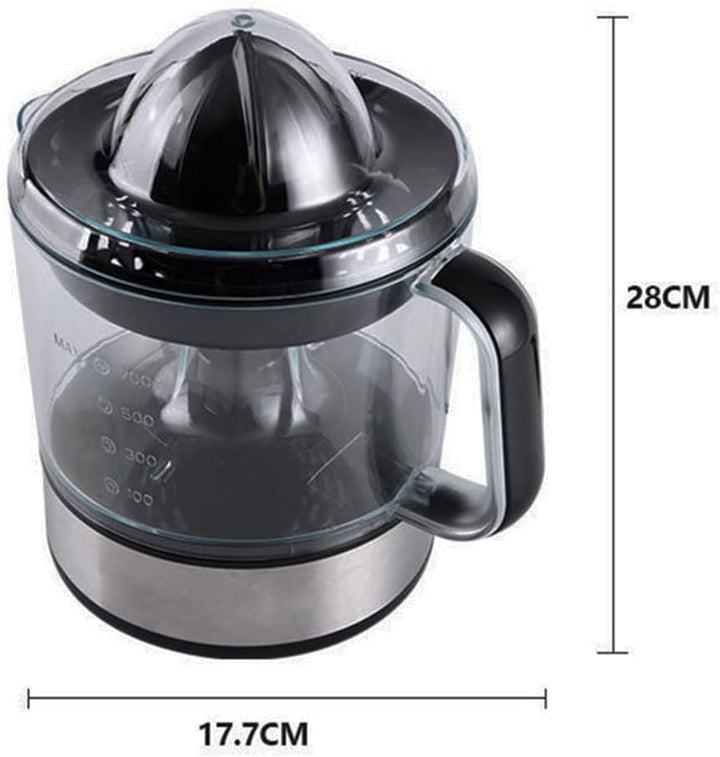 Professioneller elektrischer Entsafter aus Edelstahl, 700 ml, Mokeka, hohe Saftleistung, 2 austausch