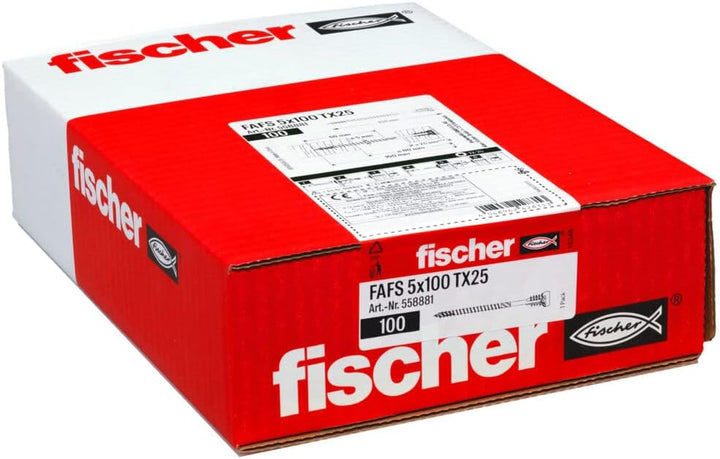 fischer 558881 Justierschraube FAFS, Silber, 5,0x100