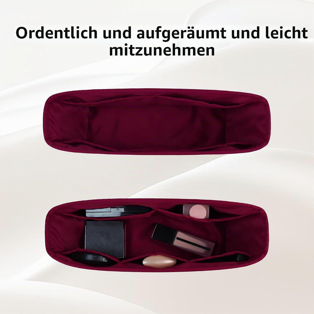 DGAZ Handtaschen Organizer Einsatz für LV Neverfull PM/MM/GM Taschen, Seide Tasche in Tasche Organiz
