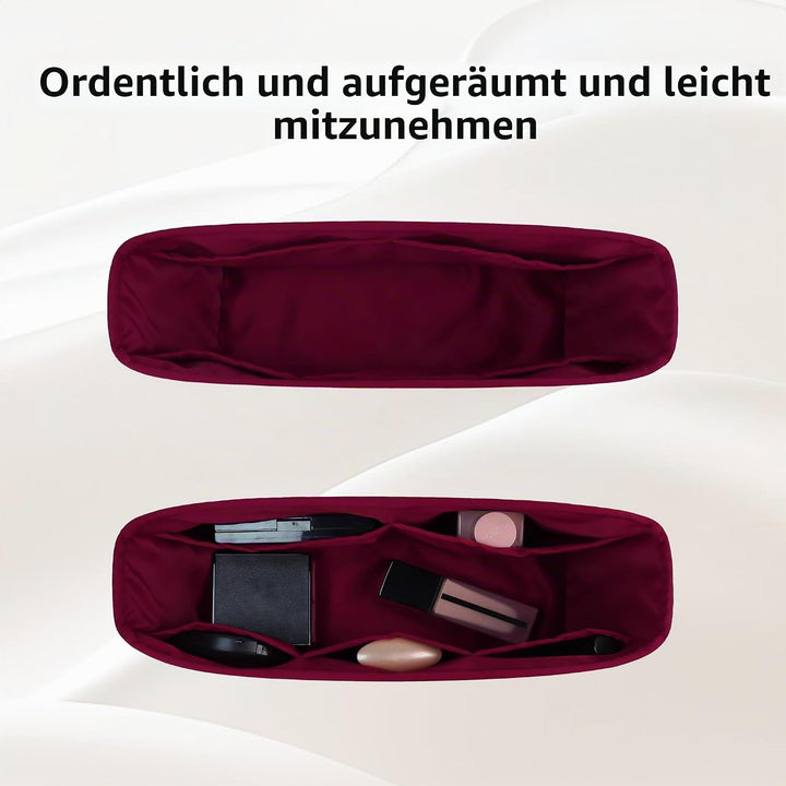 DGAZ Handtaschen Organizer Einsatz für LV Neverfull PM/MM/GM Taschen, Seide Tasche in Tasche Organiz