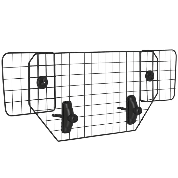 PawHut Hundegitter Auto Universal Autoschutzgitter für Hunde mit Stufenlos Verstellbare Breite, Tren