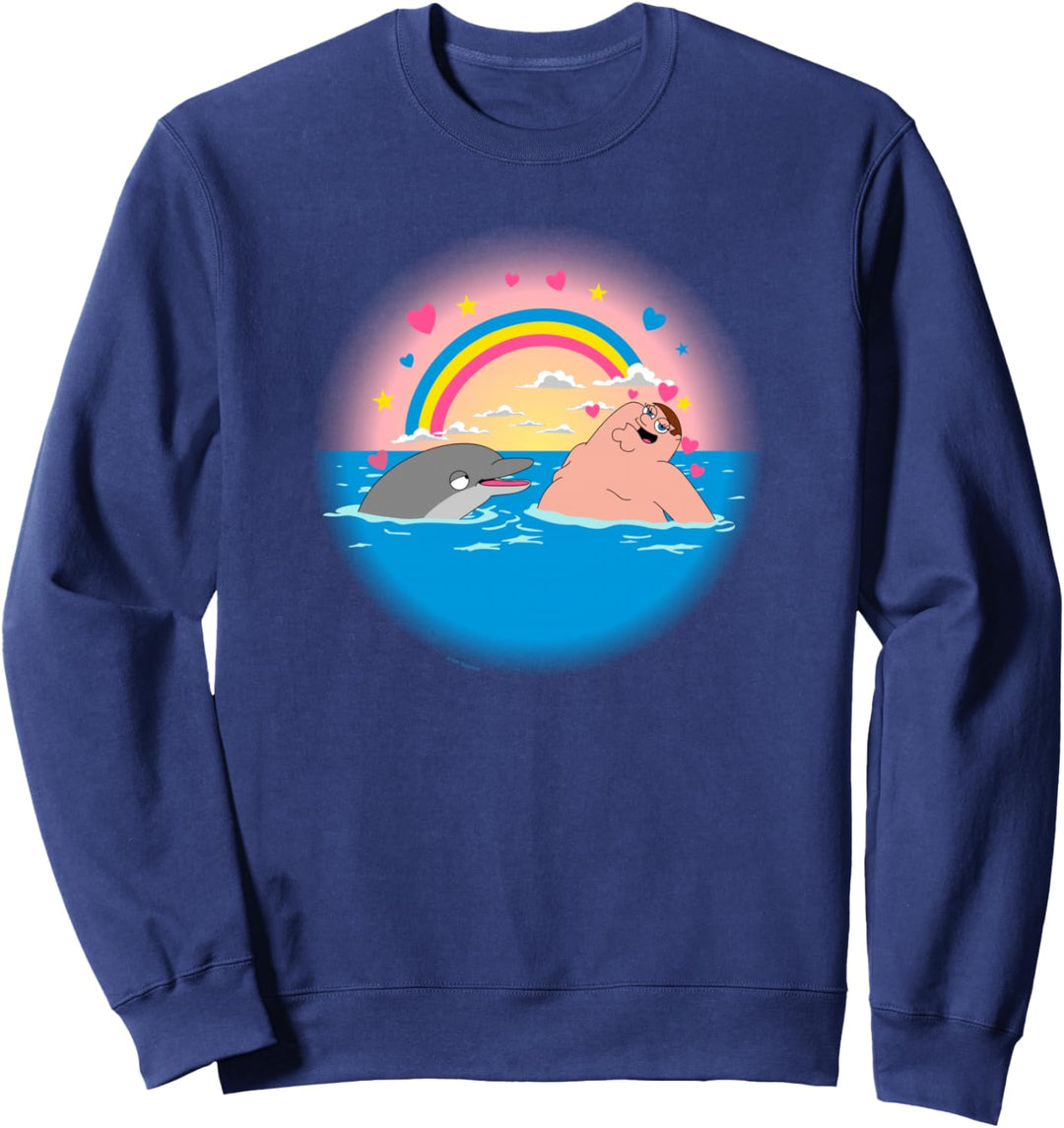 Family Guy Peter Delfin & Regenbogen Sweatshirt