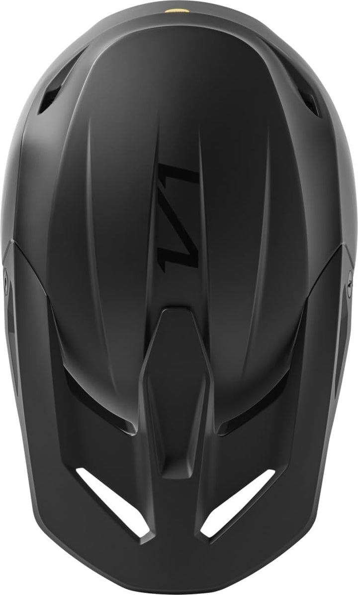Fox Motocross-Helm V1 Solid Matte Black Schwarz XXL, Schwarz XXL