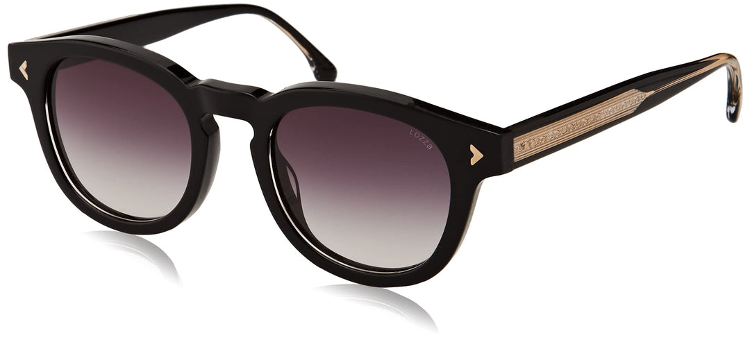 Lozza Unisex SL4299 Sunglasses, Black, 49