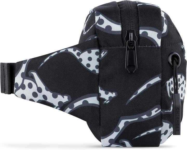 Chiemsee Jump N Fly Gürteltasche, Hüfttasche Reise und Alltag aus recyceltem PET, Schwarz, Schwarz