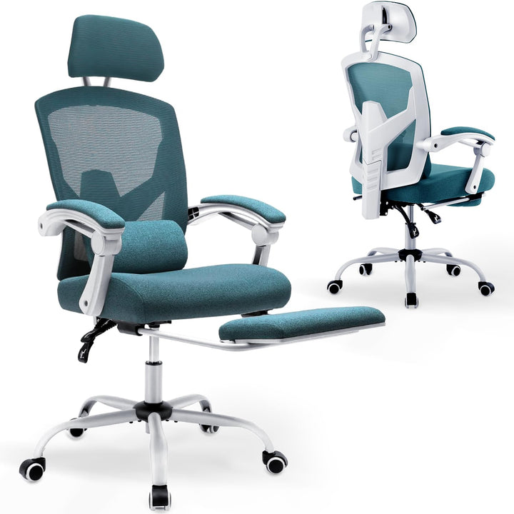 DUMOS Bürostuhl Ergonomisch - Ein Schreibtischstuhl mit Komfortarmlehnen, Ausgestattet mit Einer Beq