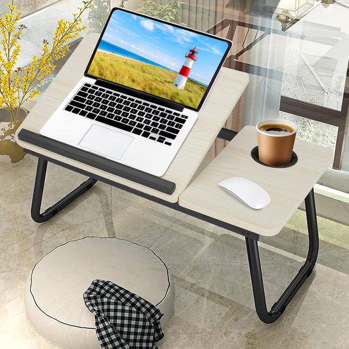 MorNon Faltbare Laptoptisch 55x32x25cm Tablet Tisch Betttisch Betttablett Notebook Laptoptisch Noteb