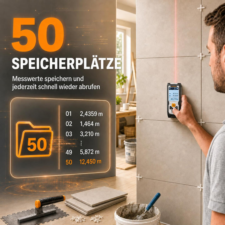 Laserliner Laser Entfernungsmesser LaserRange-Master i5, LaserRange-Master i5