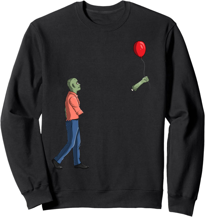 Halloween Zombie Ballon Sweatshirt