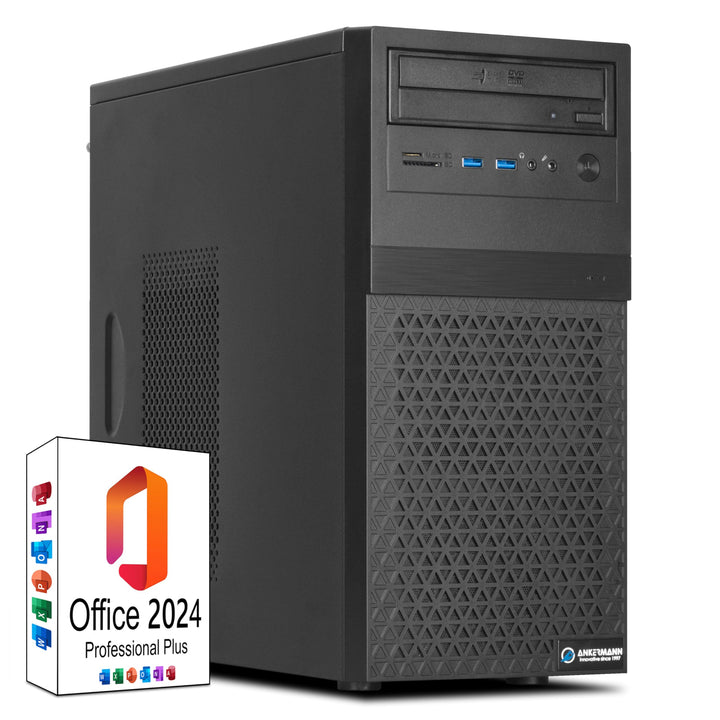 Ankermann Work Desktop PC Granada | Intel Core i5 6400 | Intel HD Graphics 530 | 16GB RAM | 1TB M.2