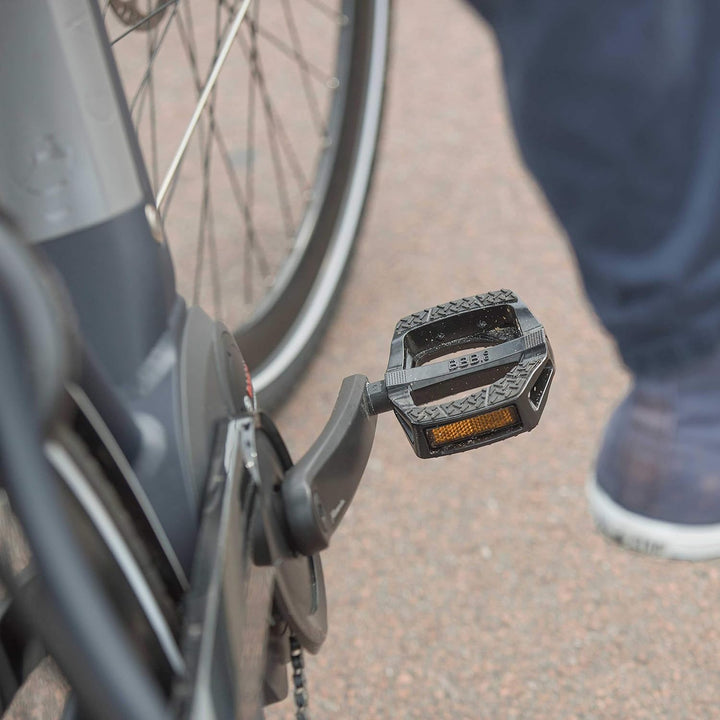BBB Cycling Fahrrad Pedale Aluminium für Stadt- und Elektrofahrräder Langlebige Lager Rutschfestes L
