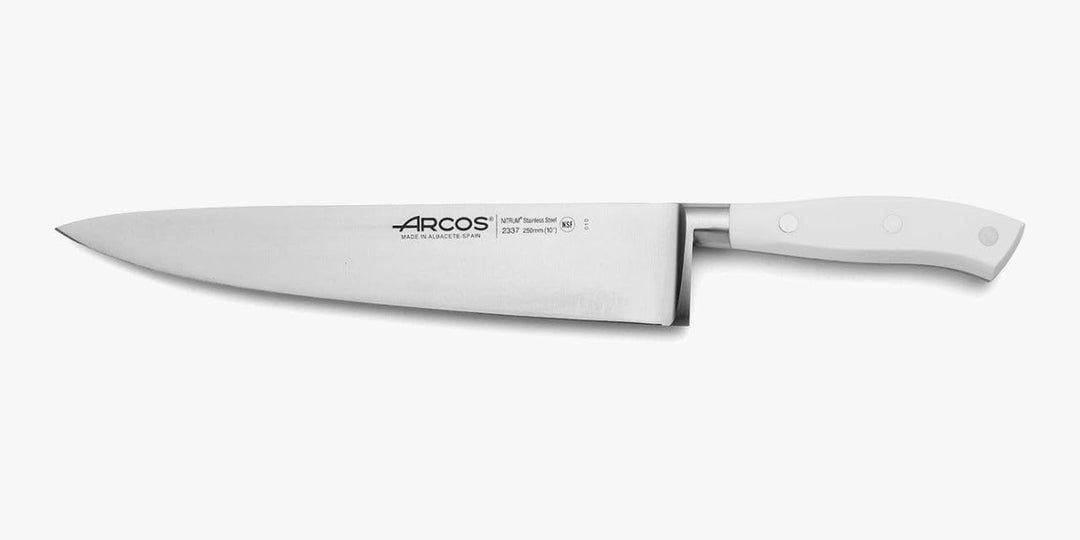 Arcos 233724 Serie Riviera Blanc - Kochmesser - Klinge aus Nitrum geschmiedetem Edelstahl 250 mm - H