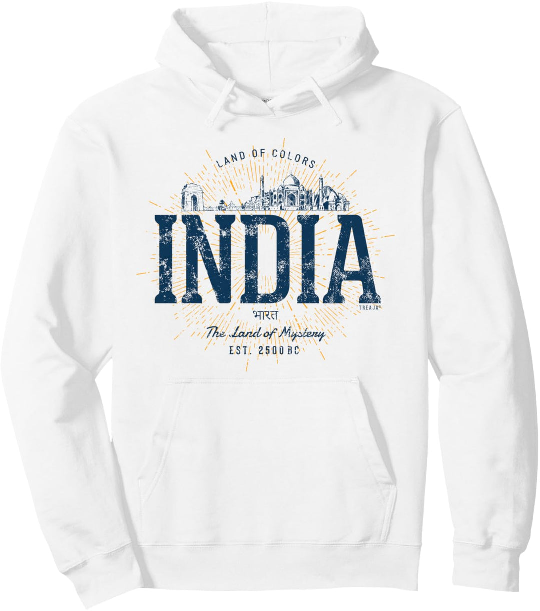 India Retro Stil Vintage Indien Pullover Hoodie