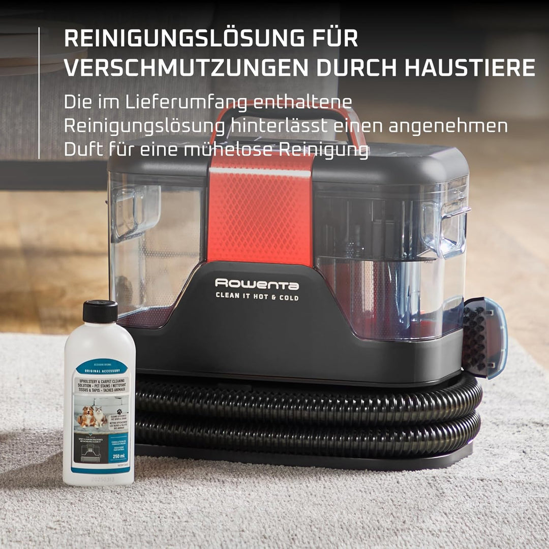 Rowenta Clean It IN7022F0 Hot & Cold Polster-Staubsauger, Flecken- und Teppichreiniger, Leistung 115